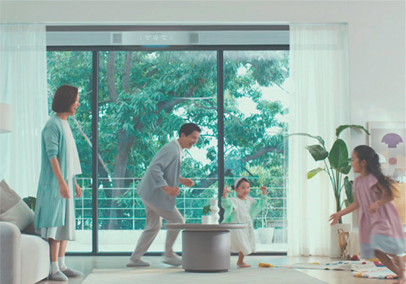 휴그린 자동환기창 설치 이미지